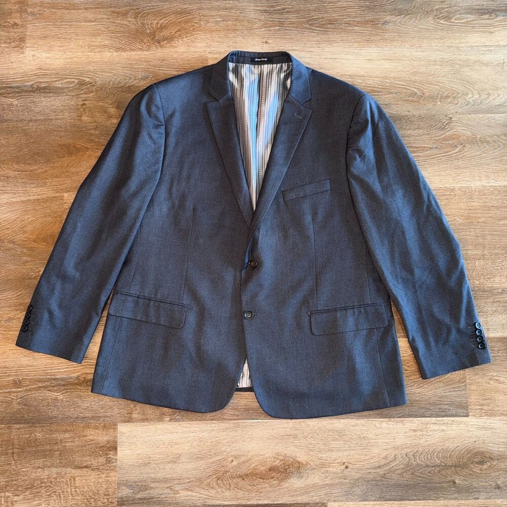 Giorgio Fiorelli Fine Tailoring Charcoal Blazer NWT Sport Coat Size 50